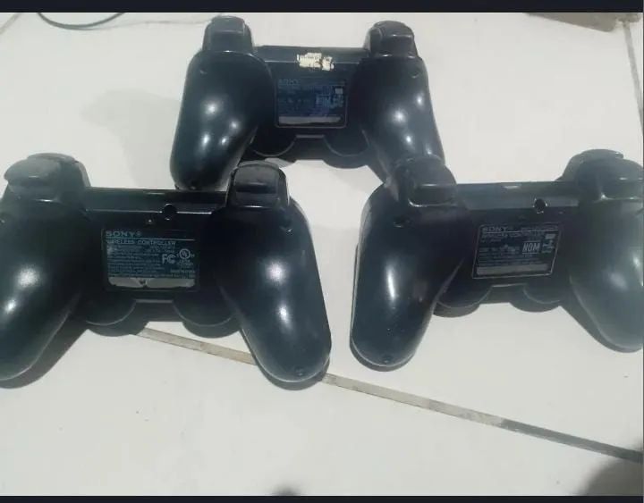 Controle DualShock 3 para PS3 - Pacote com 3 - Foto 2
