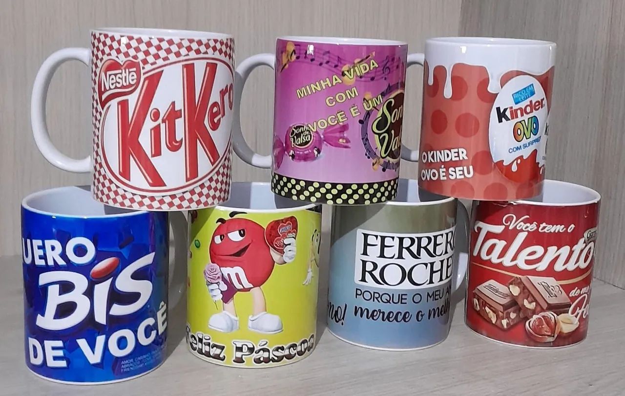 LOUCURA PÁSCOA CHEGOU  Lindas Canecas por 8,00 no lote