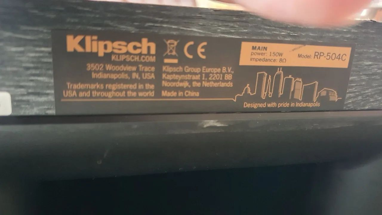 Caixa central klipsh rp504c  - Foto 4