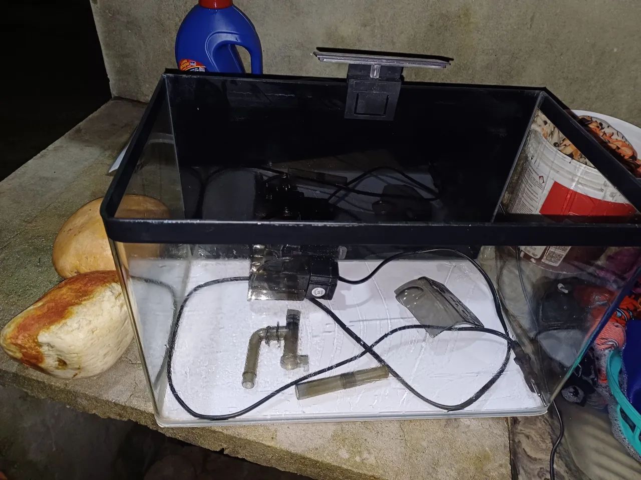 Aquário 25 litros seminovo - Foto 2