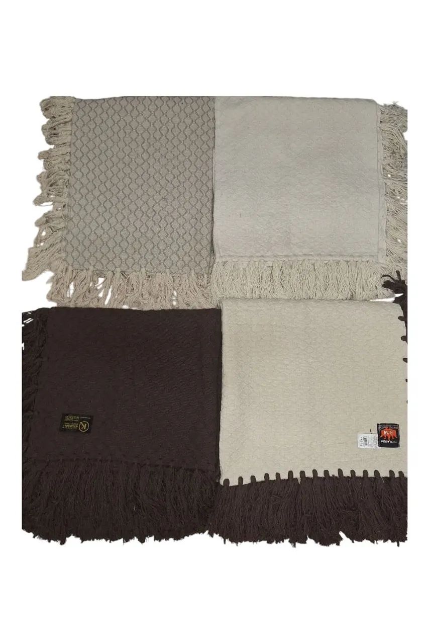 Mantas com franjas 1.60x1.60  - Foto 2