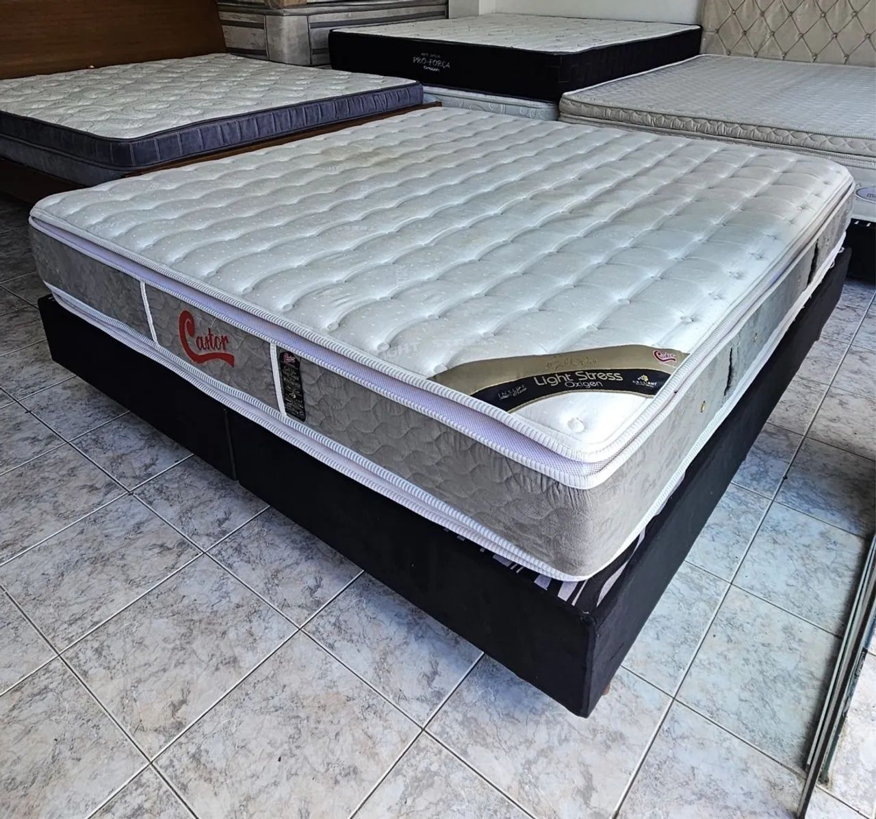 Cama Box King Size Castor Seminnova Top - Foto 3