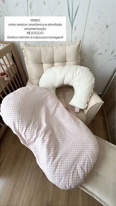 Ninho Redutor Anatômico e Almofada de Amamentação
