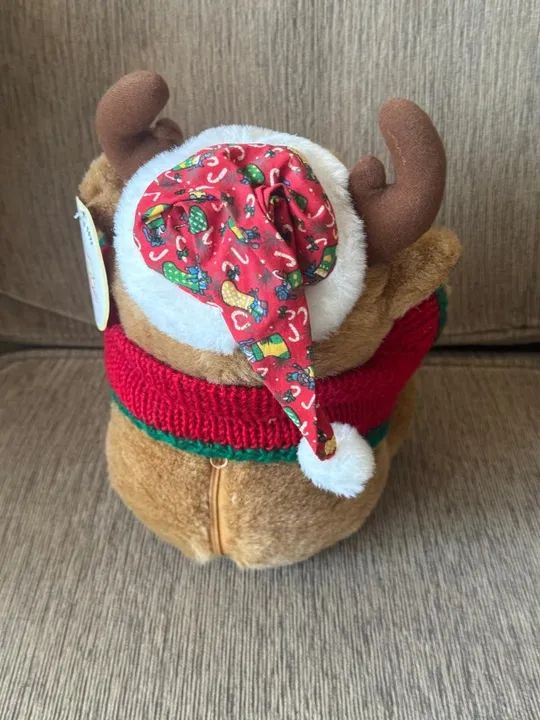 Pelucia: Alce De Natal - Fran Cri Toys Importado - Foto 2