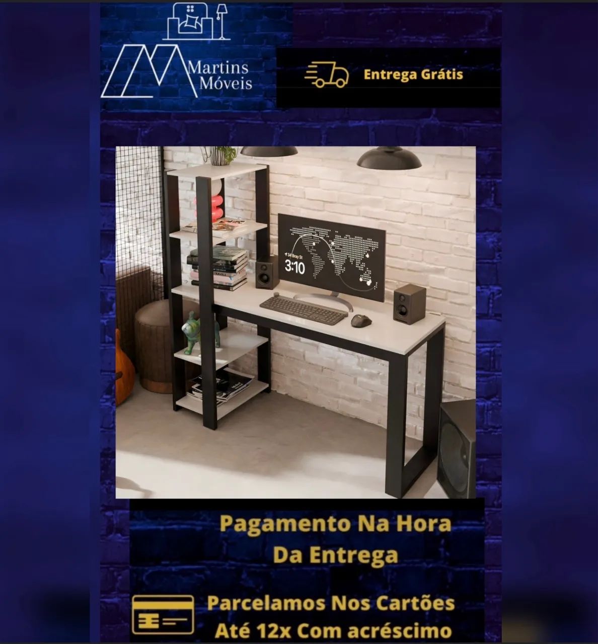GRANDE PROMOÇÃO MESA DE ESTUDO, TRABALHO ENTREGA GRÁTIS  - Foto 2