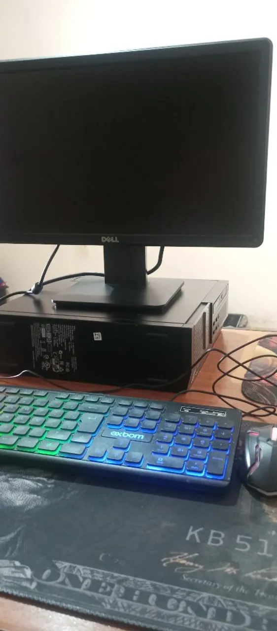 Computador Dell Optiplex i5, SSD 128GB + HD 1TB, 12GB RAM + Monitor Dell 19 PL