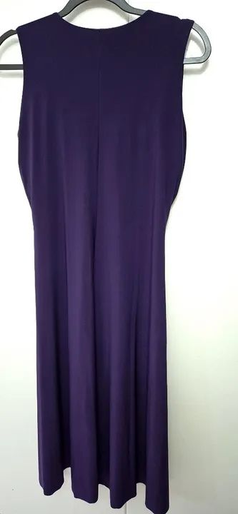 Vestido Longo Roxo Sem Manga - Foto 2
