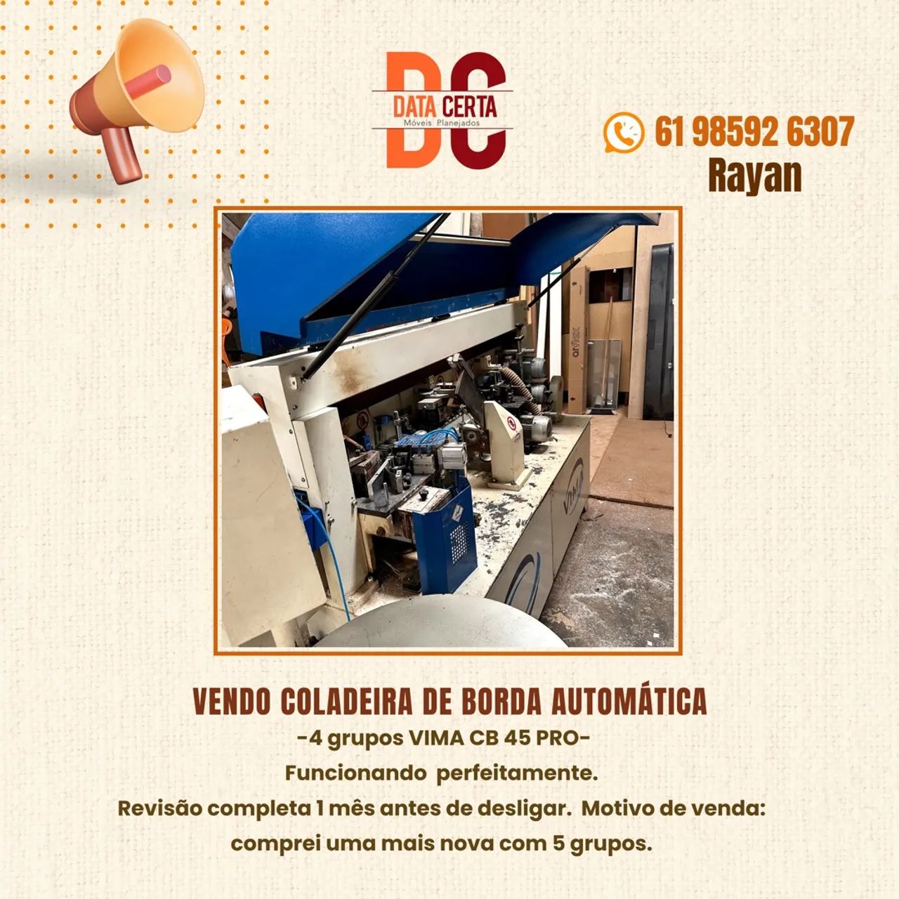 Coladeira de borda VIMA CB 45 PRO. 4 grupos - Foto 6