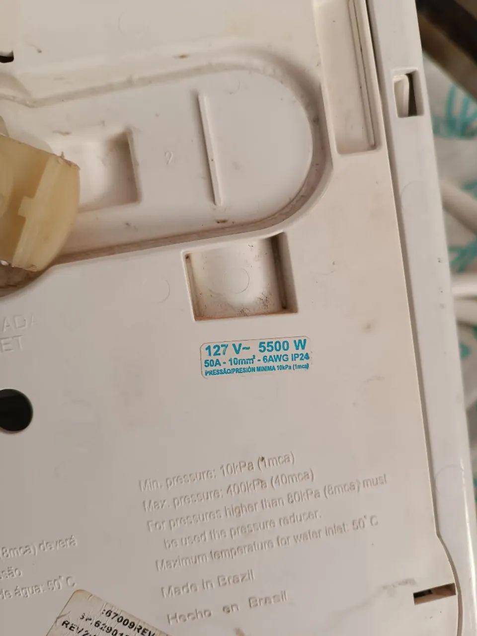 Chuveiro Elétrico Lorenzetti Acqua Ultra 127 V 5500w 50 A - Foto 3