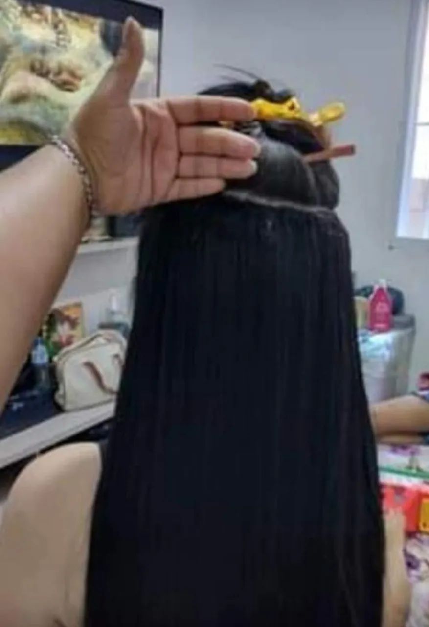 Trabalho com aplicacao de mega hair a domicilio - Foto 5