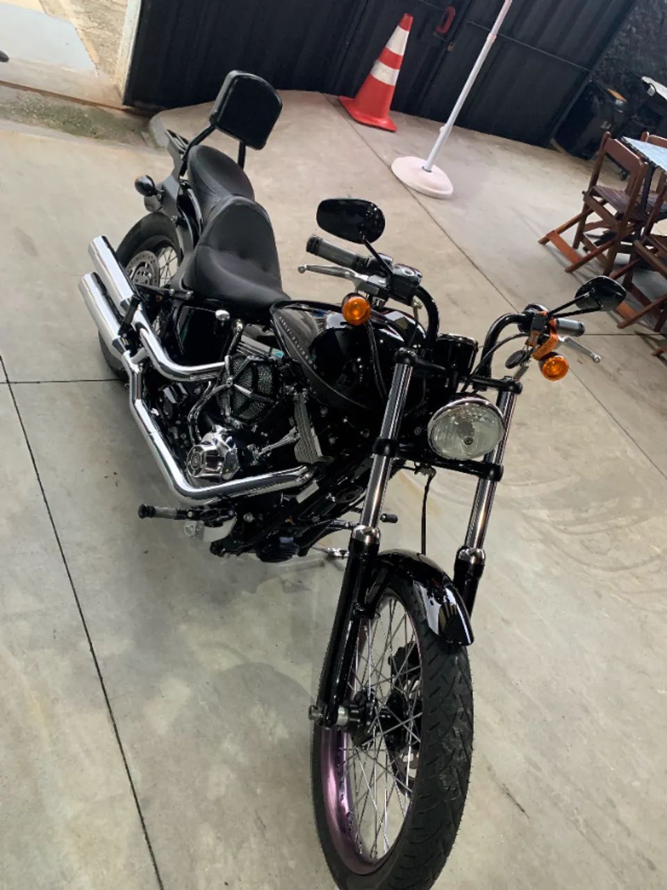 Vendo/Troco Harley Softwail Blackline FXS 2013 - 1600cc - Foto 7