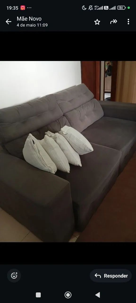Sofá reclinável seminovo - Foto 3