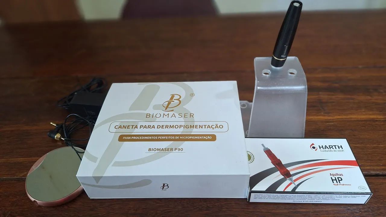 Vendo Aparelho de Micropigmentação Profissional Marca Biomaser Seminovo - Foto 3