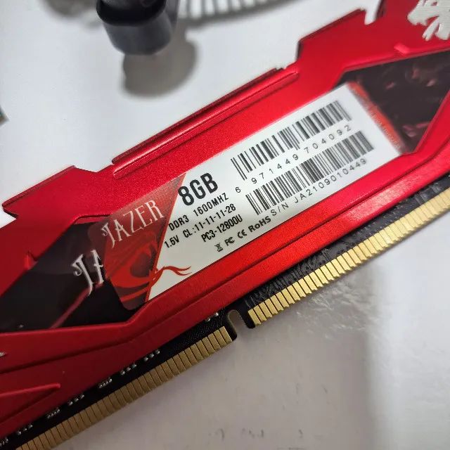 Kit Processador intel Core i3-4160 com cooler + Memória Ram DDR3 8GB 1600mhz Jazer - Foto 3