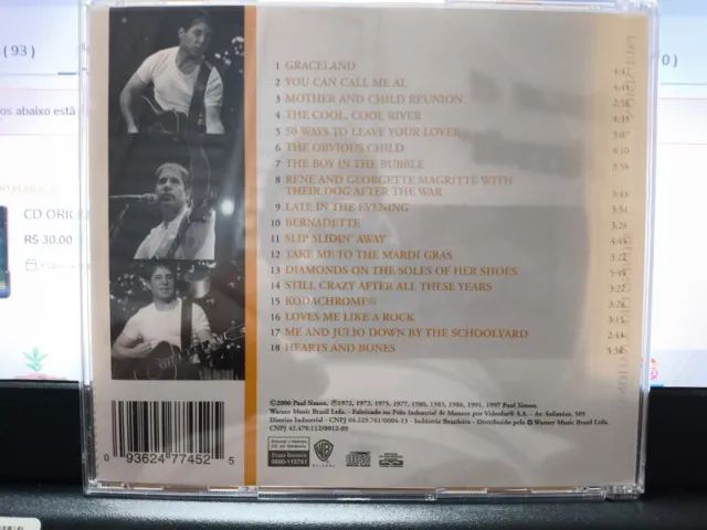 VENDO CD ORIGINAL Greatest Hits: Shining Like a National Guitar" de Paul Simon.  - Foto 2