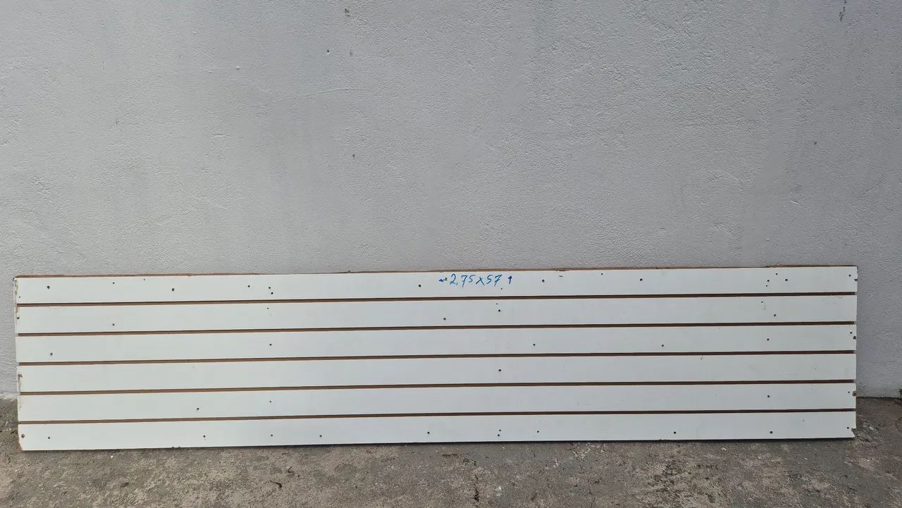 Painel Canaletado Branco MDF - Foto 2