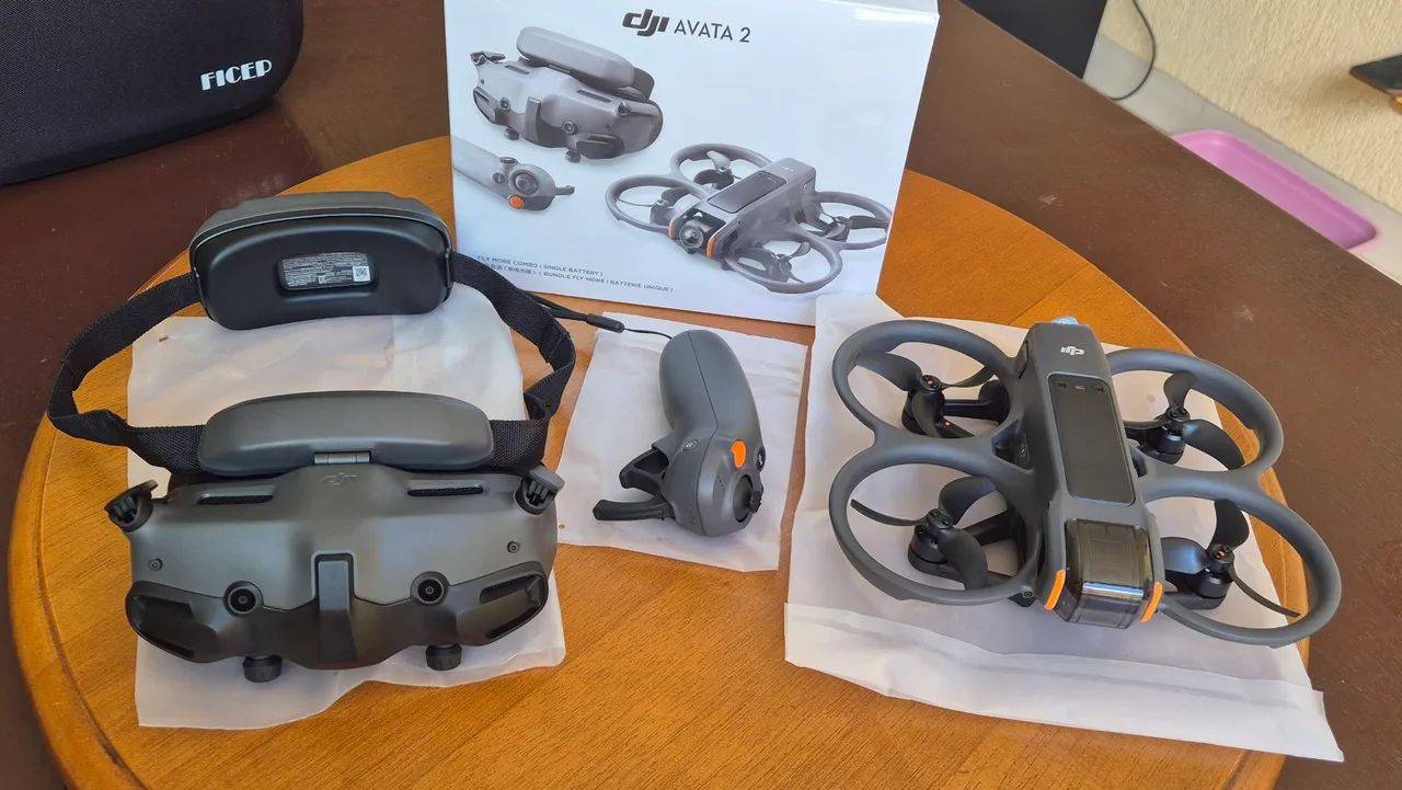Drone DJI Avata 2 NOVO com óculos e controle - Foto 2