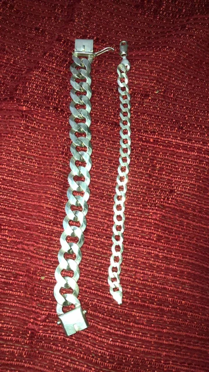 Pulseira de Prata 925 -  2 Peças