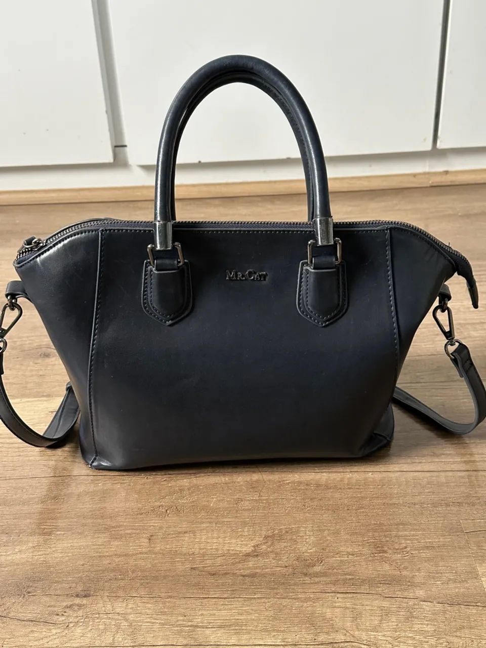 Bolsa Mr. Cat Azul Marinho - Foto 4