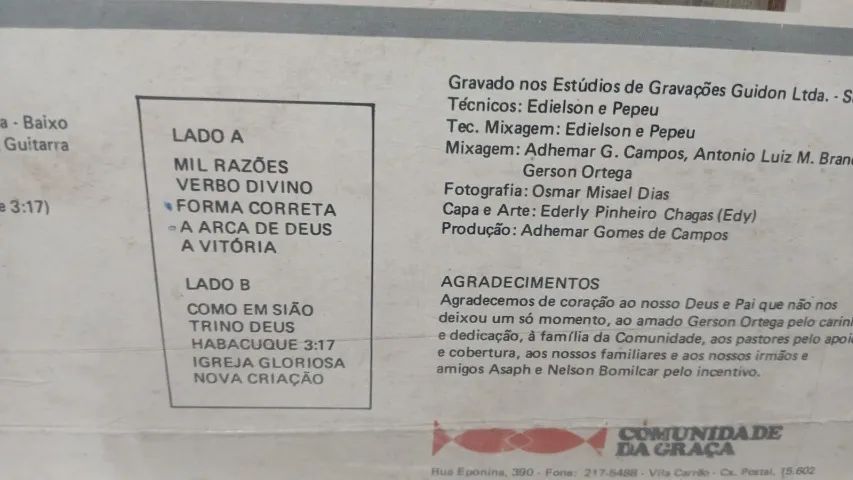 lp comunidade da graça - mil razões - Foto 2