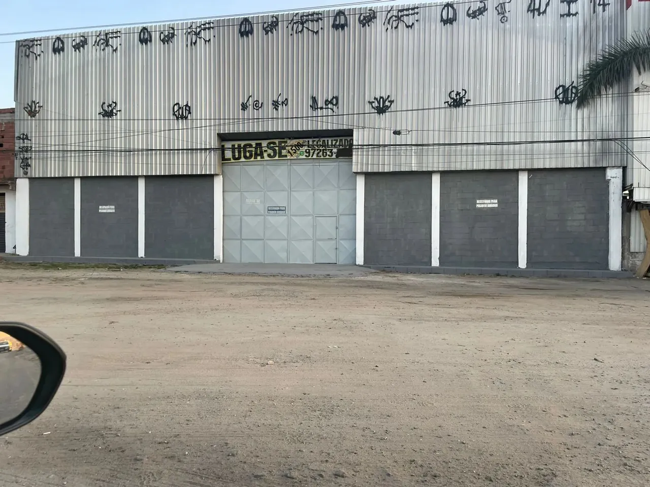Alugo excelente galpão 1.550,00m², frontal a rodovia Br 493, Manilha, Itaboraí/RJ