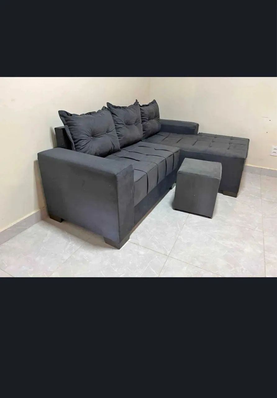 Sofá  em Suede - Conforto e Estilo para sua Sala