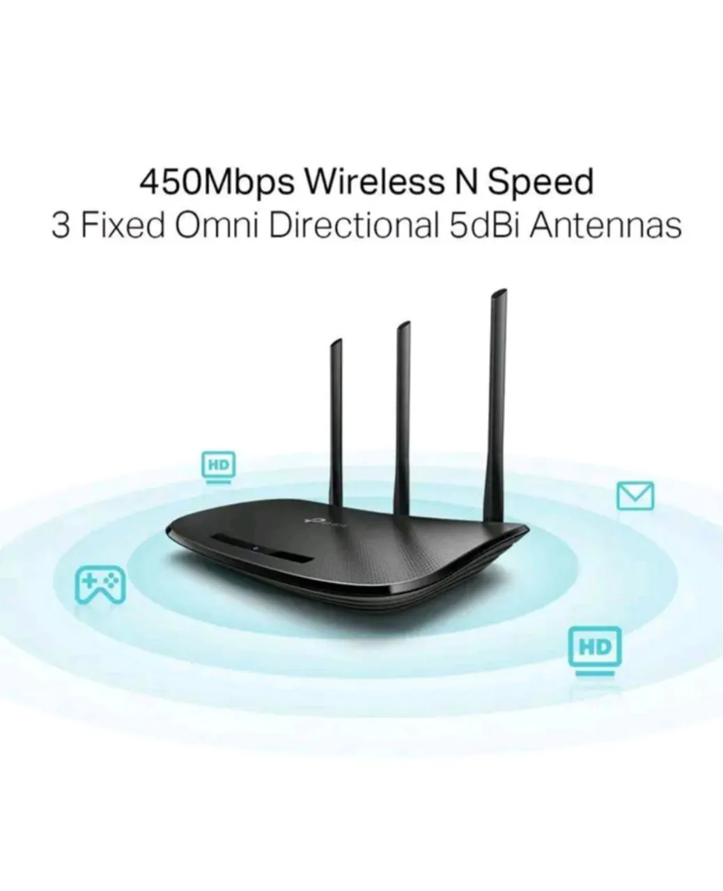 Roteador Wireless 450Mbps com 3 Antenas