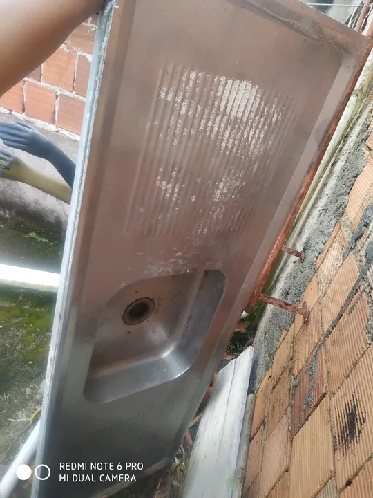 Cuba de cozinha em aço inox