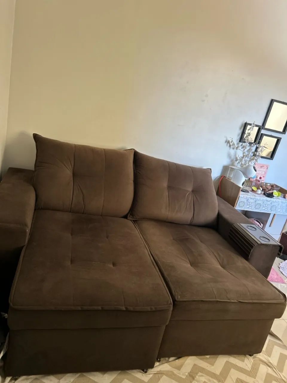 Vendo sofá reclinável 2 lugares  - Foto 3