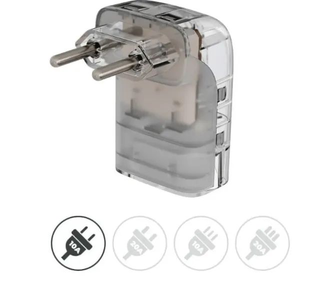 Kit com 3 Iclamper Pocket Fit 2p - 10a Transparente