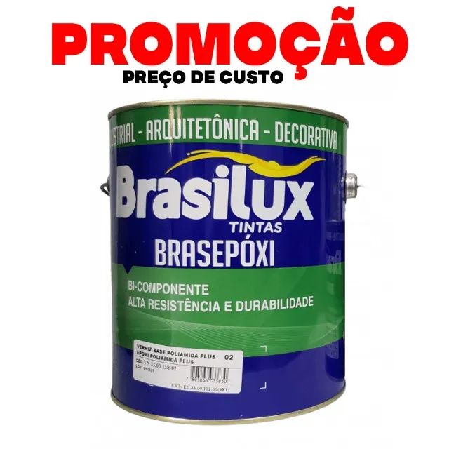 Tinta Epóxi Cinza N6.5 Claro Plus 2,88 L Brasilux