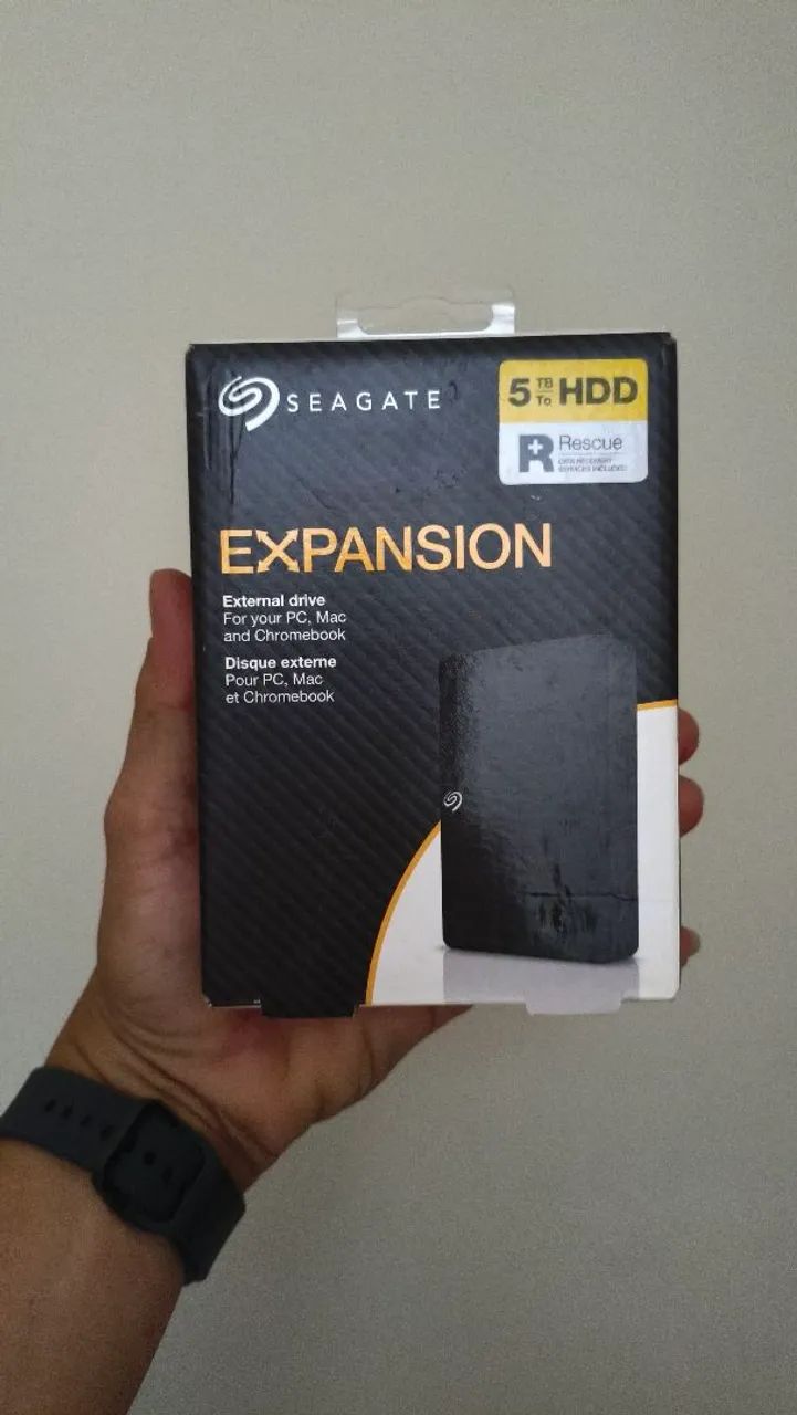 Selling brand-new sealed Seagate 5TB portable external HDD USB 3.0 – for PC