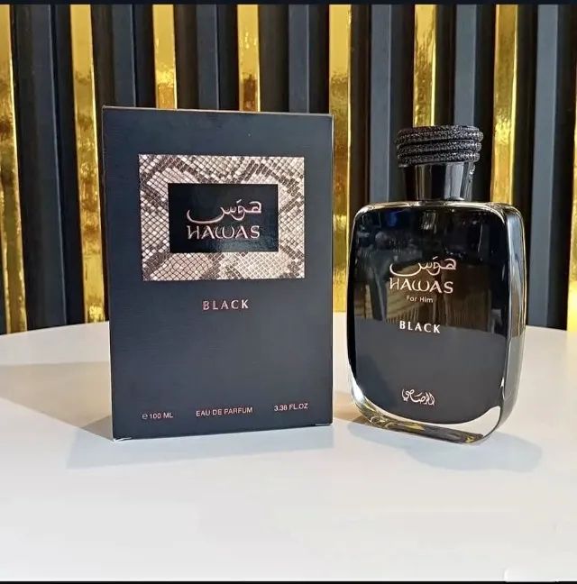 perfume arabe hawas black original - Foto 3