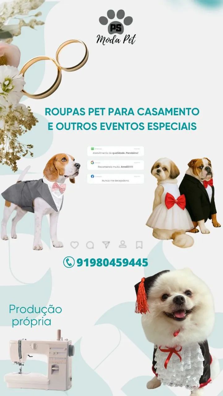 Roupa pet feita sob medida 