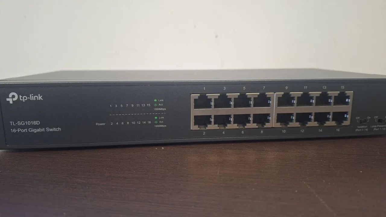 Switch TP Link 16 portas gigabit