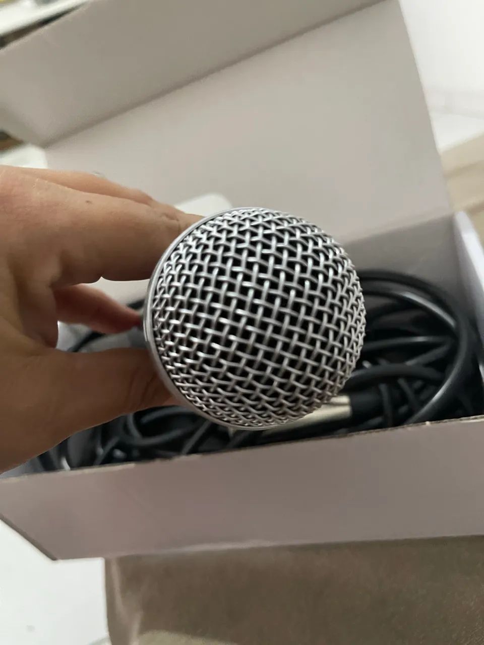 Vendo microfone com fio 5mt - Foto 5