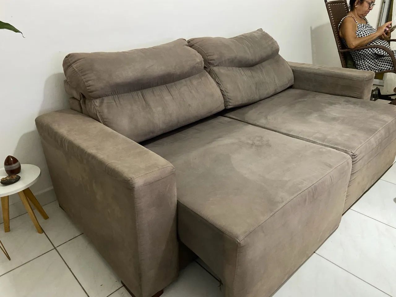 VENDO SOFÁ RETRÁTIL E RECLINÁVEL - Foto 2