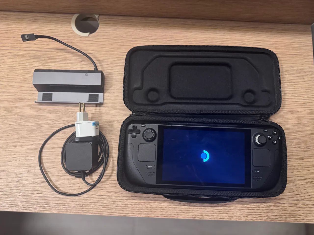 Steam Deck + MicroSD + Base - Consoles de Vídeo Game - Jardim