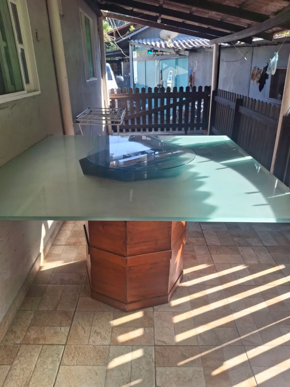 Vendo mesa tampo em vidro - Foto 3