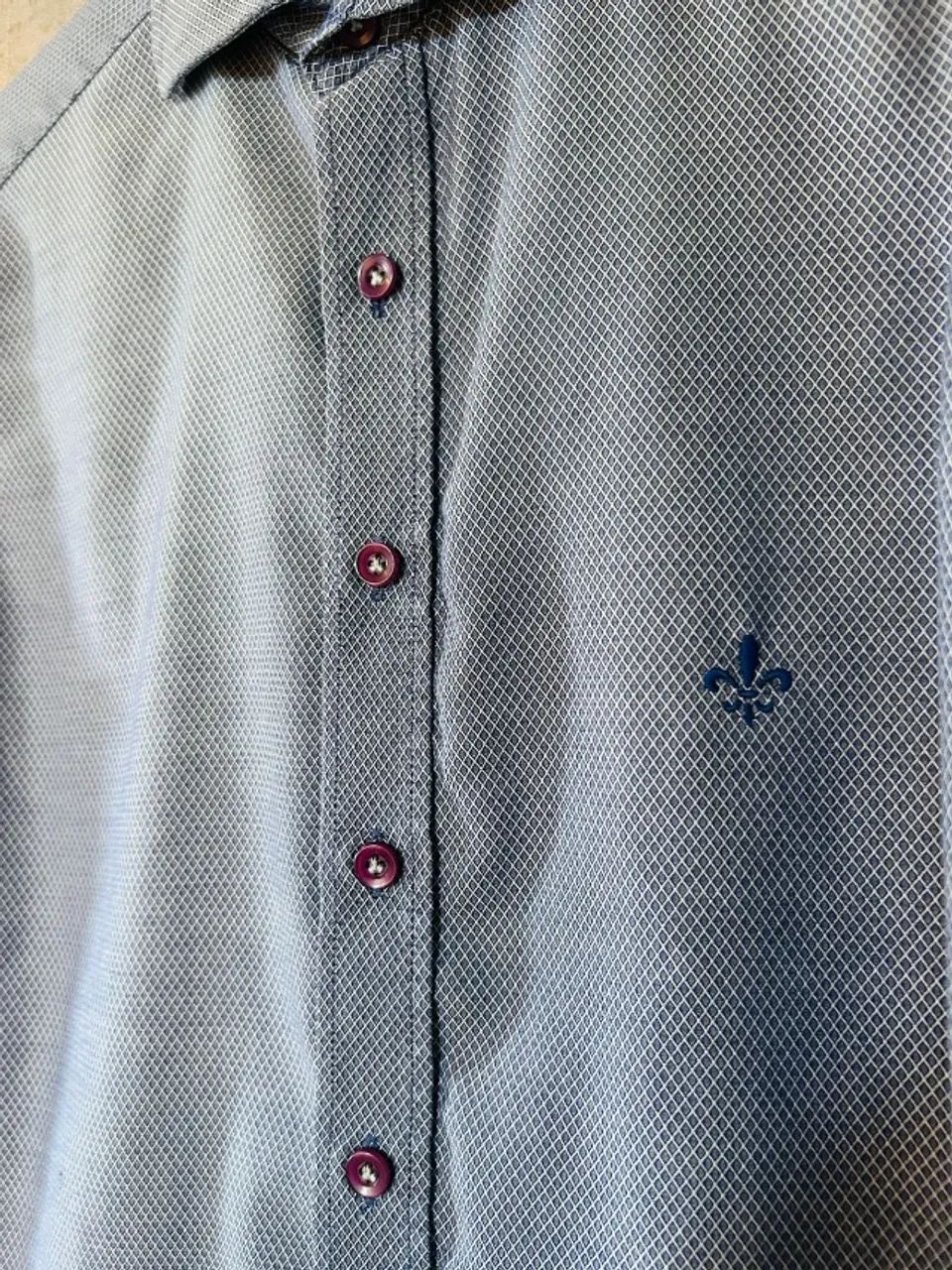 Camisa Dudalina Cinza - Foto 3