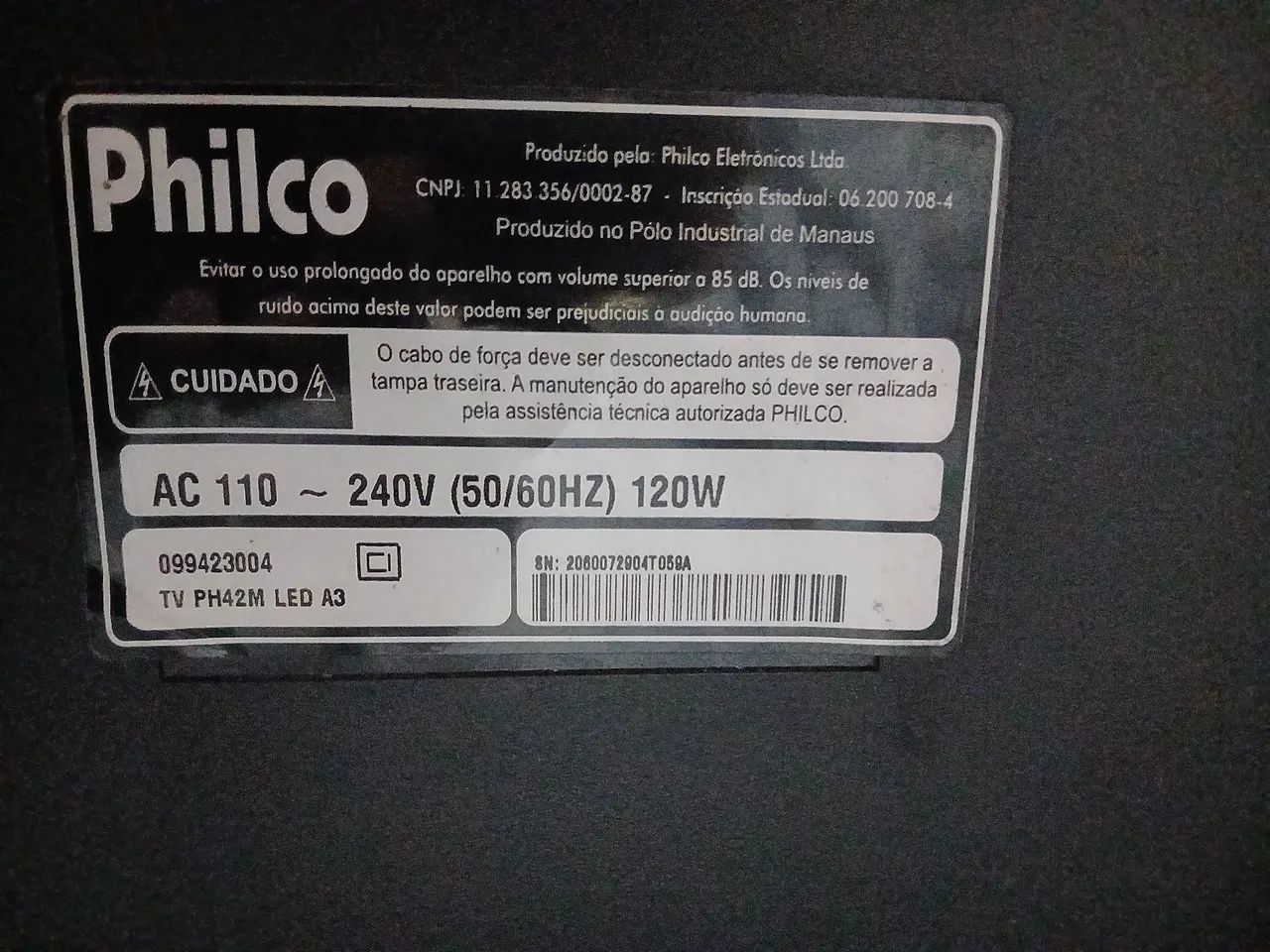 Tv Philco com defeito  - Foto 5