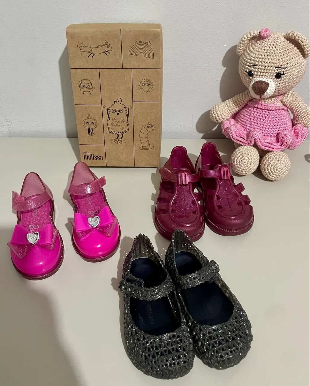 3 pares de Mini Melissa 20/21