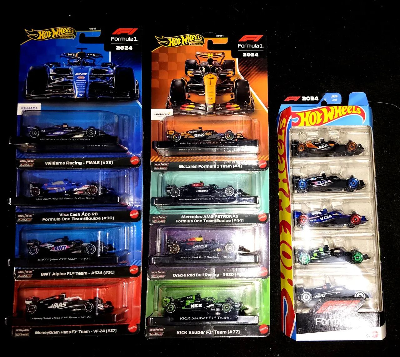 Hot Wheels Coleção Fórmula 1 2024