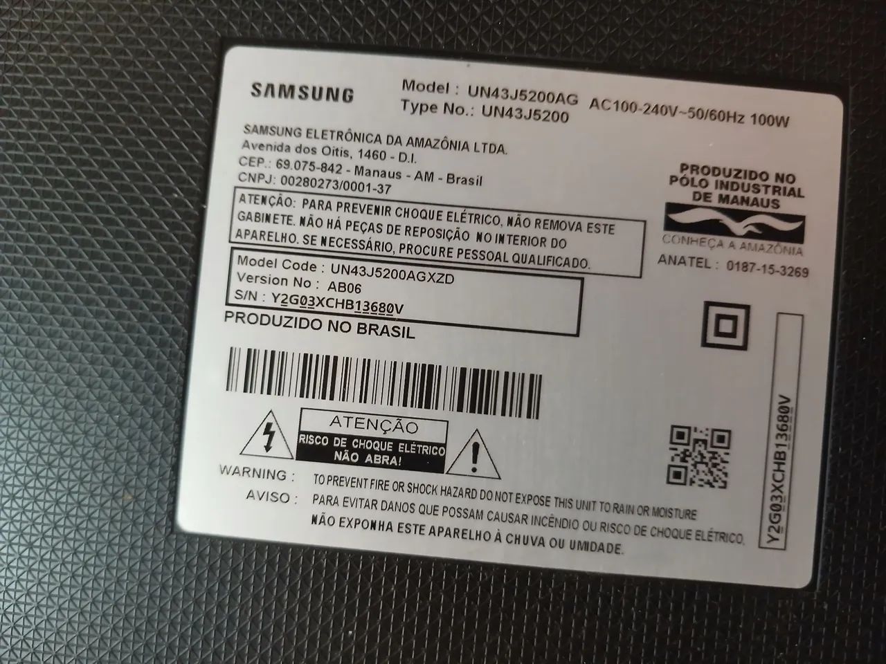 Tv Samsung 43 com defeito  - Foto 5