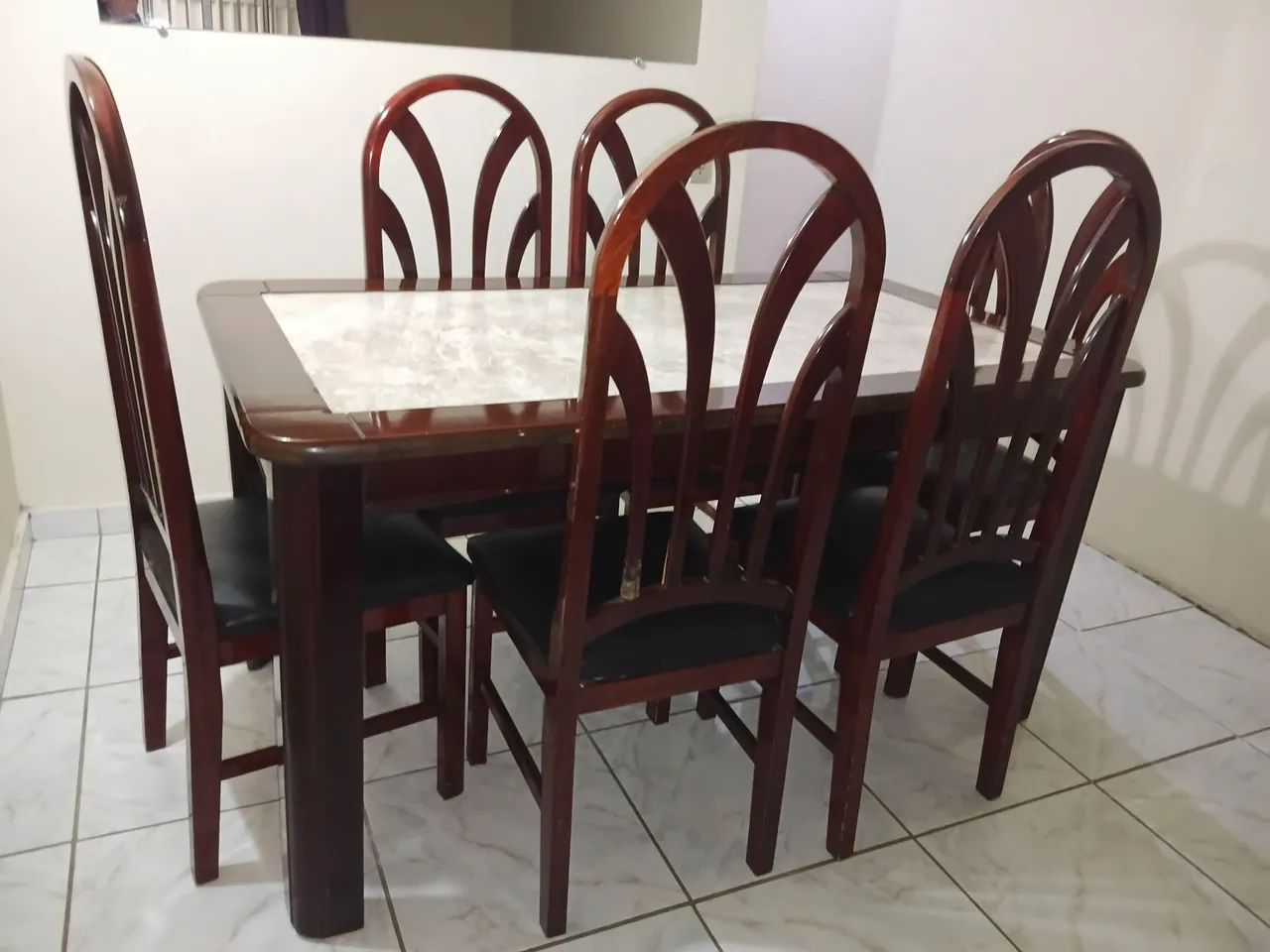Vendo mesa madeira - Foto 2