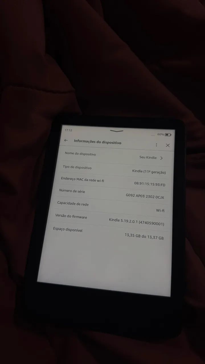 KINDLE 11ª GERAÇÃO POUQUÍSSIMO USADO - Foto 5