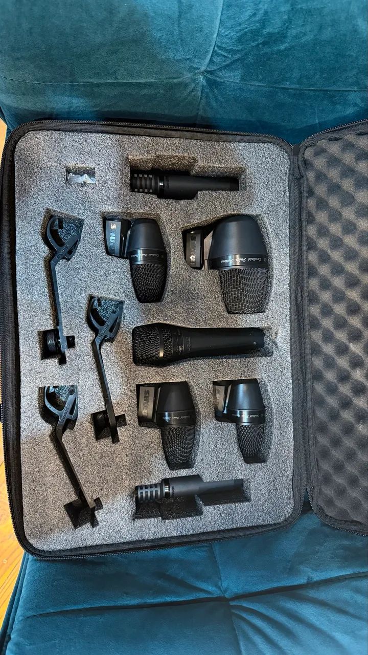 Kit De Microfones Shure Pga Drum Kit 7 Para Bateria