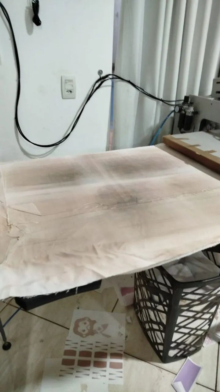 PRENSA TÉRMICA PNEUMÁTICA DUAS BANDEJAS 85X65 - Foto 3