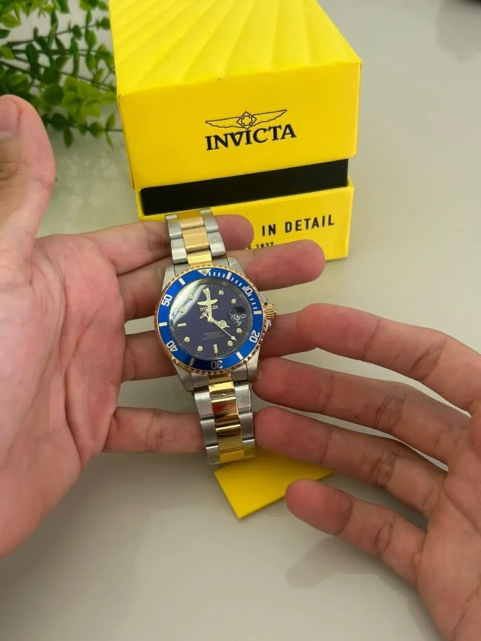 Invicta Pro Diver Azul Bicolor 200M Original - Completo - Foto 5
