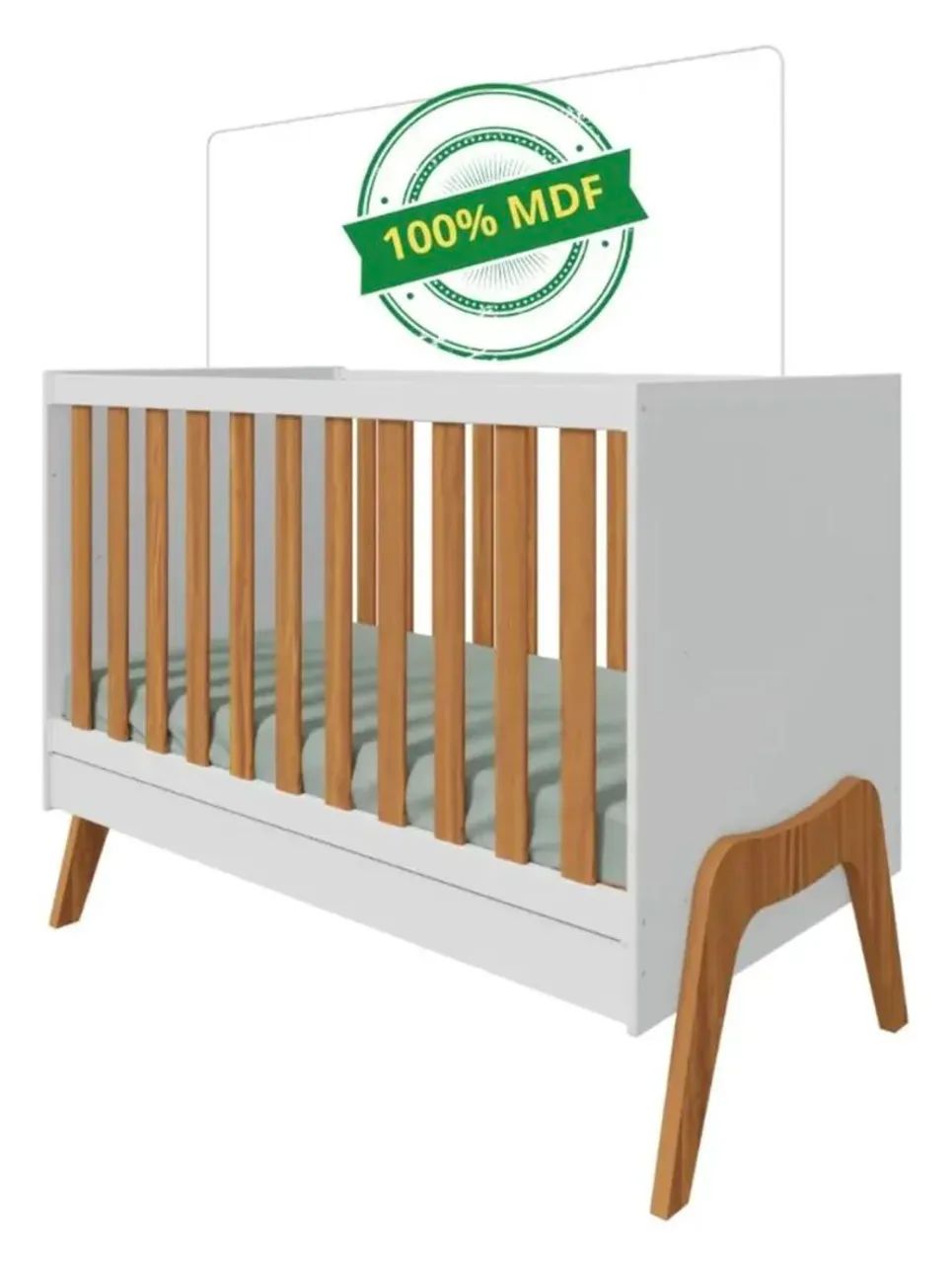 Berço Americano Multifuncional 5x1 100% MDF - Foto 5